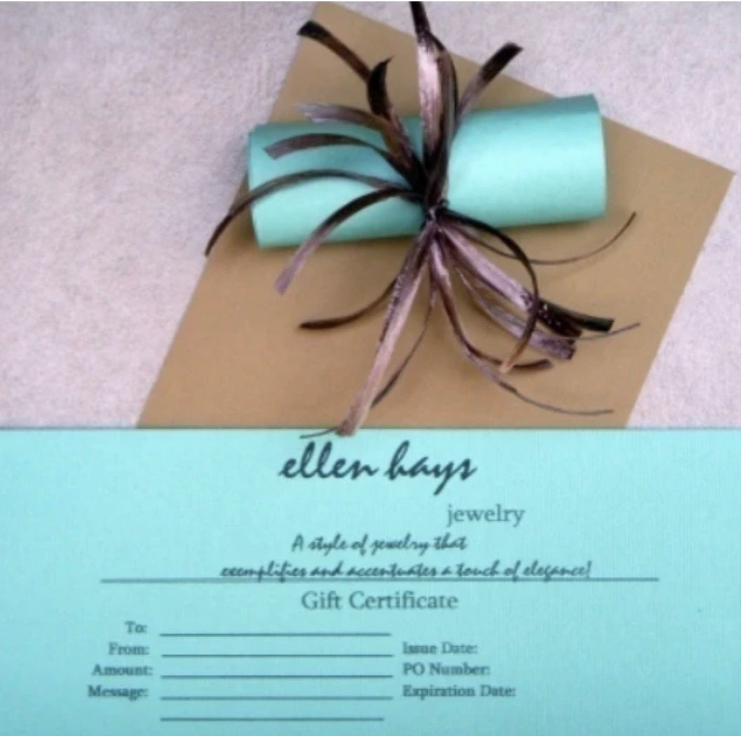Ellen Hays Jewelry Gift Card